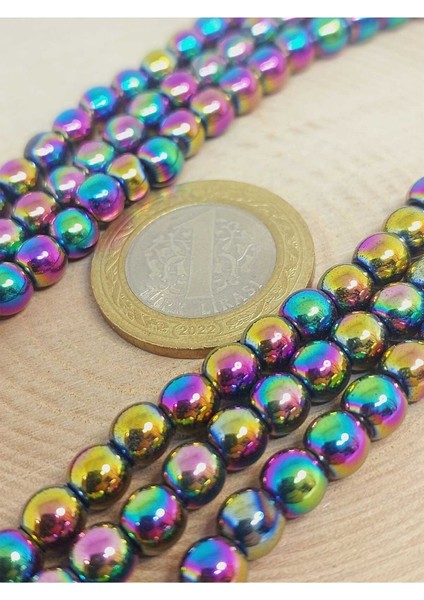 Bileklik Boy Hematit Taşı Yarım Dizi 6mm (48126) (18CM Uzunluğundadır) fiyatları