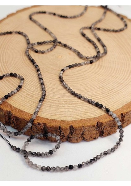 Bileklik Boy Rutil Kuvars Taşı Dizi 2mm (45458) Yarım Dizi (17CM Uzunluğundadır) modelleri