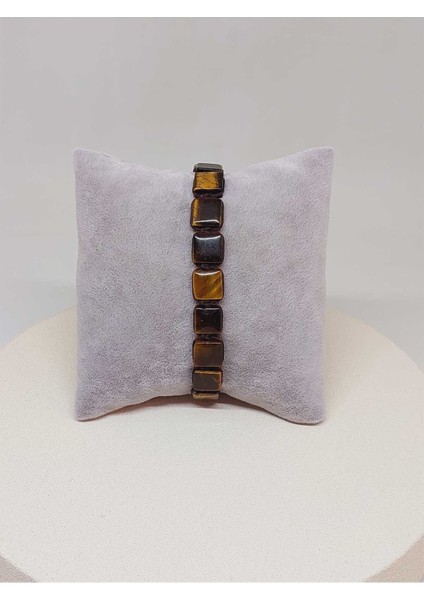 Kaplan Gözü Taşı Makrome Tasarım Bileklik (51894) fiyatları