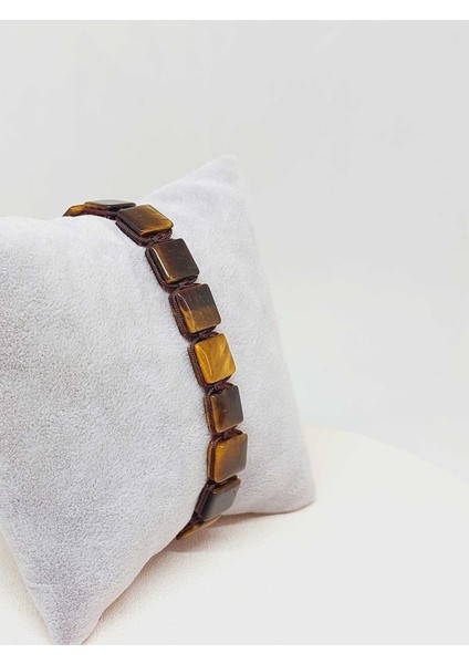 Kaplan Gözü Taşı Makrome Tasarım Bileklik (51894) modelleri