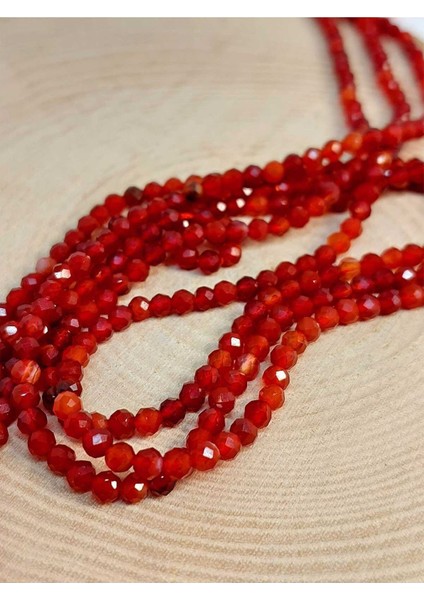 Bileklik Boy Akik Taşı Yarım Dizi 3mm (17CM Uzunluğundadır) (41290) modelleri