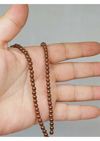 Hematit Taşı 3.5*4mm Dizi (52328)