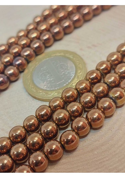 Bileklik Boy Hematit Taşı Yarım Dizi 6mm (48130) (18CM Uzunluğundadır) fiyatları