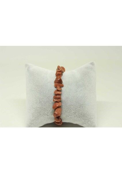 Yıldız Taşı Kahverengi Küçük Taşlar Bileklik (22230)