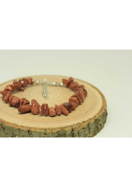 Yıldız Taşı Kahverengi Küçük Taşlar Bileklik (22230) fiyatları