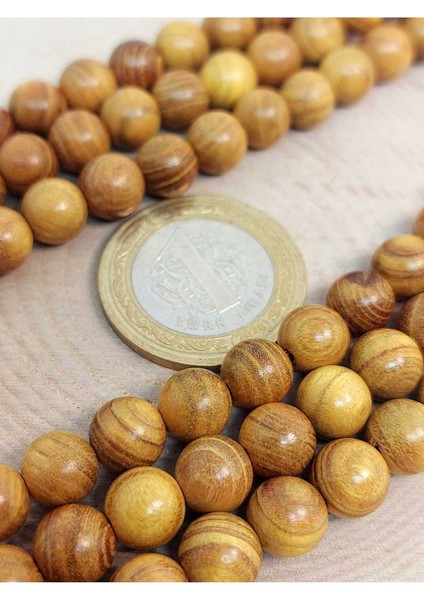 Bileklik Boy Yarım Dizi Ud Ağacı Ahşap 8mm (45260) (18CM Uzunluğundadır)