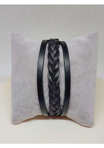 Deri Otantik Erkek Bileklik (52002)