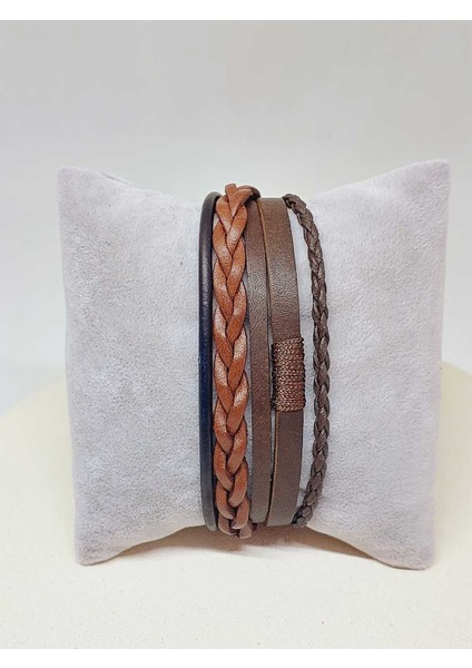 Deri Otantik Erkek Bileklik (52008)