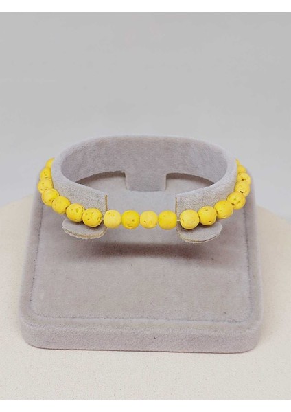 Lav Taşı Sarı Renk Bileklik 6mm (52382) modelleri