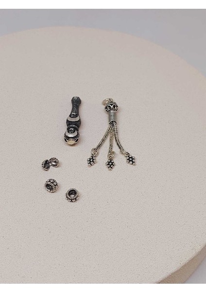 Gümüş Tesbih Yapım Seti 925 Ayar/adet (52296) fiyatları