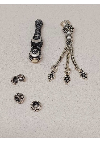 Gümüş Tesbih Yapım Seti 925 Ayar/adet (52296) modelleri