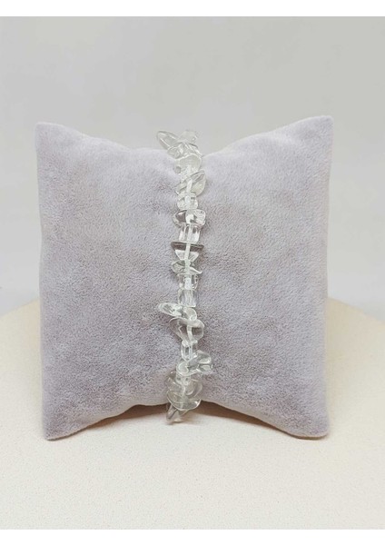 Kristal Kuvars Taşı Küçük Taşlar Bileklik (52168)