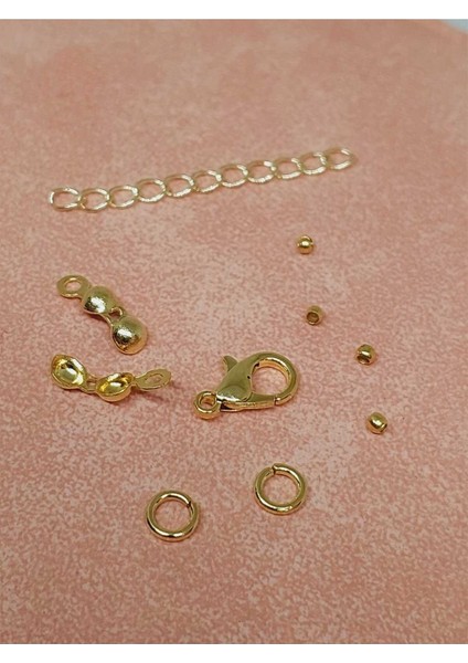 Altın Kaplama Takı Kapama Klips Seti/adet (52450)