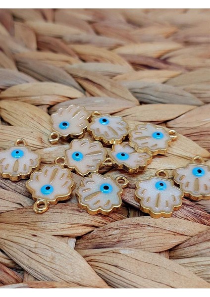 Altın Kaplama Krem Istiridye Aparat/2 Adet (51822)