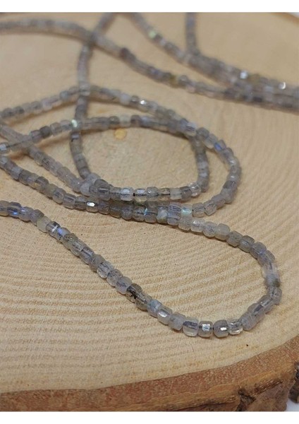 Labradorit Taşı Küp Şekilli Dizi 2mm (51142) modelleri
