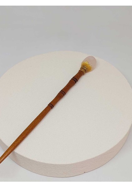 Pembe Kuvars Taşı Sihirli Dönüşüm Çubuğu (51908)