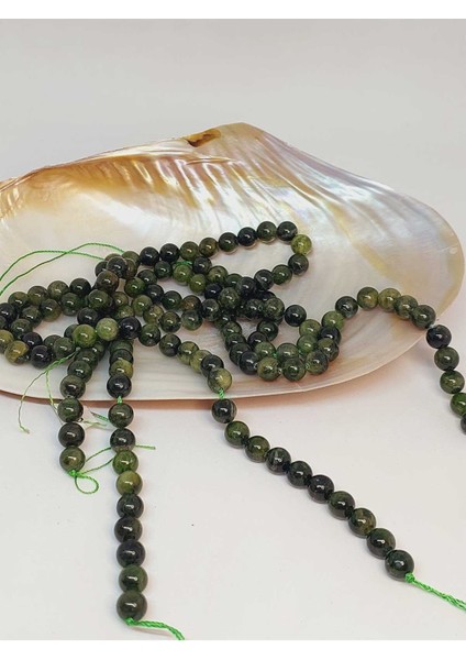 Bileklik Boy Diopsit Taşı Yarım Dizi 8mm (49246) (18CM Uzunluğundadır) modelleri