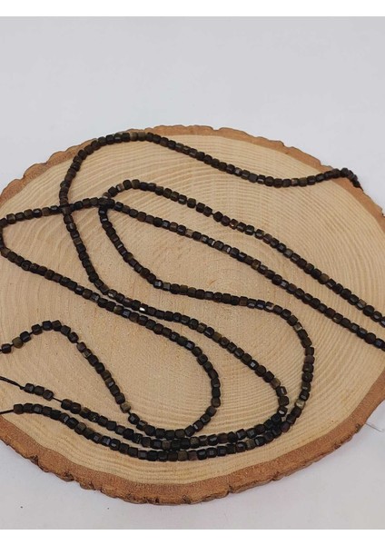 Golden Obsidyen Taşı Küp Şekilli Dizi 3mm (51170) fiyatları