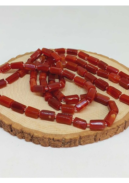 Bileklik Boy Akik Taşı 7X12MM Yarım Dizi (49920) (18CM Uzunluğundadır) modelleri