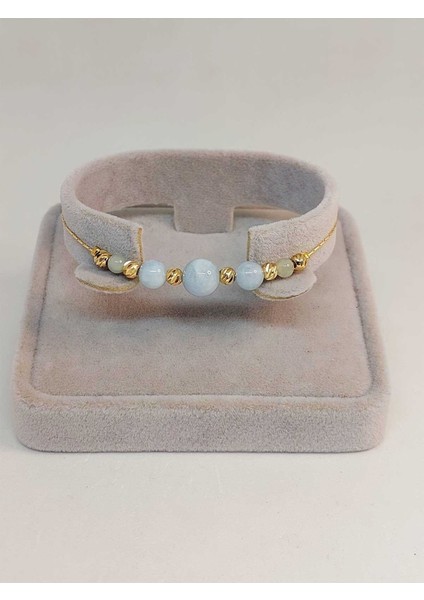 Akuamarin Taşı Tasarım Bileklik (52076) modelleri