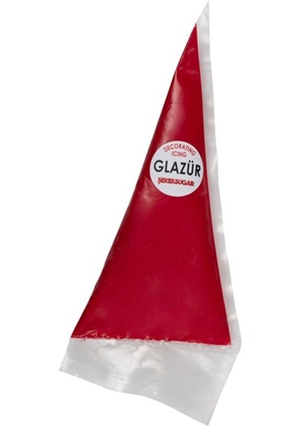 Yenilebilir Glazür Kırmızı 100 gr
