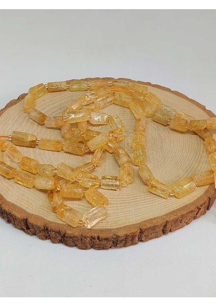 Bileklik Boy Sitrin Taşı 7X12MM Yarım Dizi (49952) (18CM Uzunluğundadır) modelleri