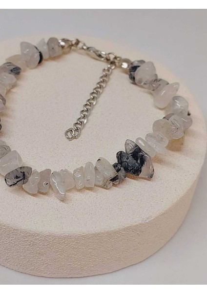 Rutil Kuvars (Melek Saçı) Taşı Küçük Taşlar Bileklik (52222) fiyatları