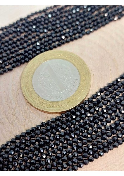 Bileklik Boy Turmalin Taşı Dizi 1.5mm (45406) Yarım Dizi (17CM Uzunluğundadır) fiyatları