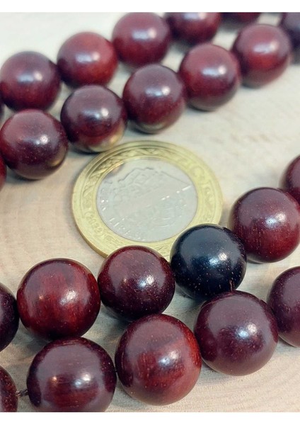 Bileklik Boy Yarım Dizi Ud Ağacı Ahşap 11.5mm (45254) (18CM Uzunluğundadır)