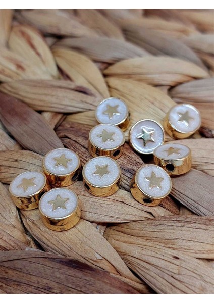 Altın Kaplama Krem Yıldız Ara Aparat/2 Adet (51784) modelleri