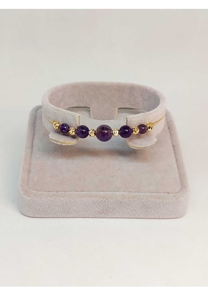 Ametist Taşı Tasarım Bileklik (52126) modelleri