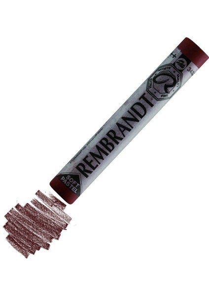 Soft Pastel Boya Tekli Yedek Renk 343-3 Caput Mortuum Red