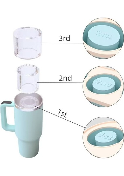30-40 Oz Bardak Için Buz Küpü Tepsisi, Kapaklı ve Kutulu 3 Adet Silikon Buz Küpü Kalıpları (Yurt Dışından) modelleri