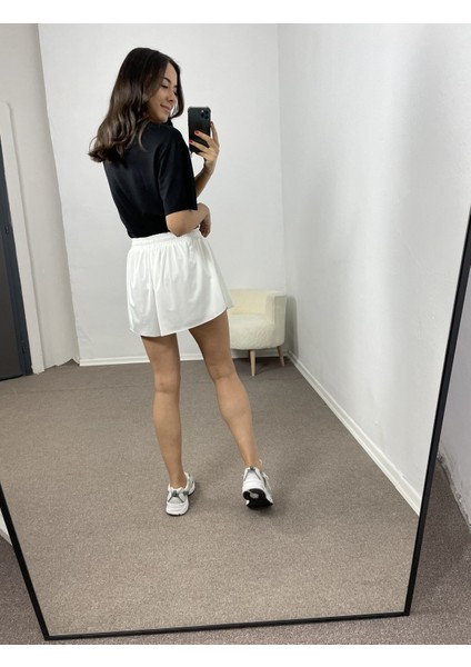 Beyaz Taytlı Spor Şort S modelleri