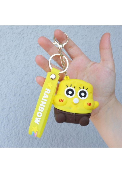 Süngerbob Stres Atıcı Anahtarlık Çanta Süsü