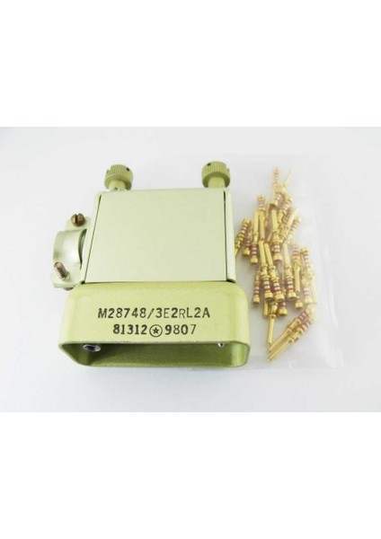 Amphenol Positronic , M28748/3-E2RL2A Konnektör Gövdesi ve Arka K