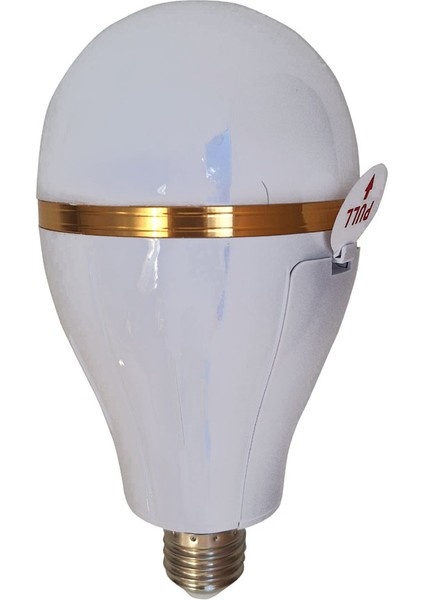 Şarjlı LED Ampul E27 18 Watt Beyaz Işık