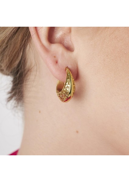 Bal Petekli Tasarım Küpeler modelleri