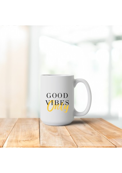 Good Vibes Porselen Kupa Bardak