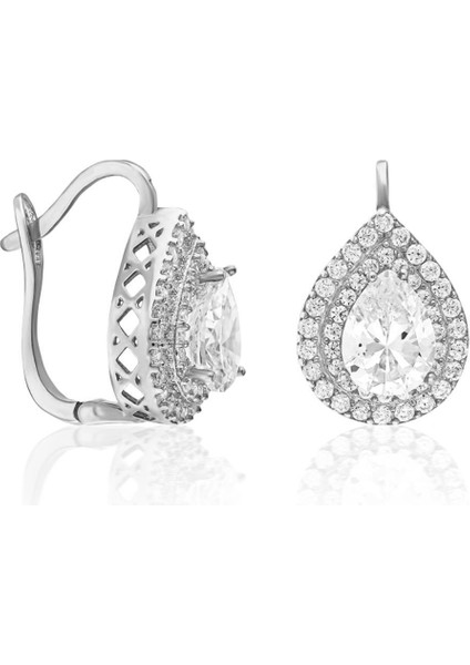 Damlalı Taşlı Elmas Küpeler fiyatları