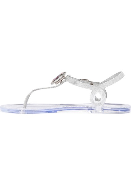 Kadın Şeffaf Jelly Parmak Arası Sandalet 24SFE4931PV
