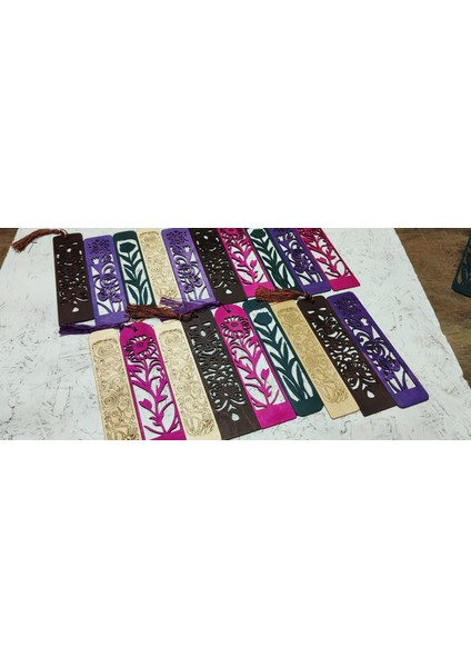 5'li Paket Ahşap Kitap Ayracı