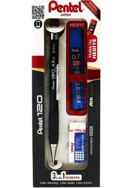 A315 Versatil Kalem 0 5 mm +Uç+Silgi Seti