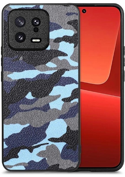 Xiaomi 13 Camo Tasarım Anti Damla Hafif Kablosuz Şarj Için Kılıf (Yurt Dışından)