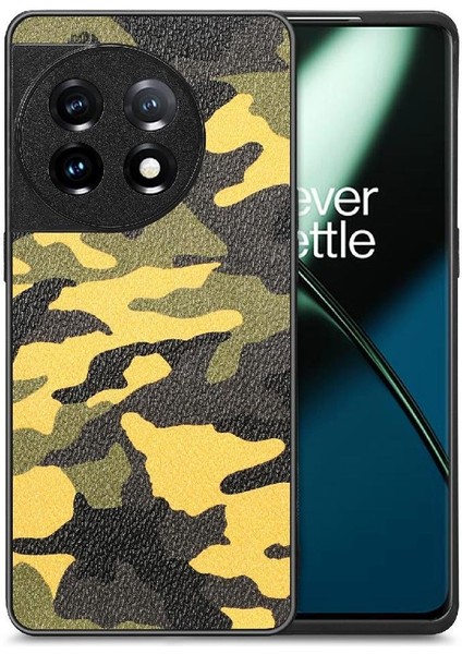 Oneplus 11 Camo Tasarım Hafif Anti Damla Kablosuz Şarj Için Kılıf (Yurt Dışından)