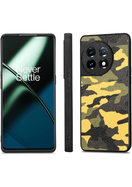 Oneplus 11 Camo Tasarım Hafif Anti Damla Kablosuz Şarj Için Kılıf (Yurt Dışından)