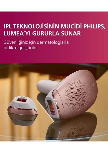 Premium Lumea Advanced Ipl Lazer Epilasyon Cihazı, Yüz Temizleyici, Onerous Lambader Hediye