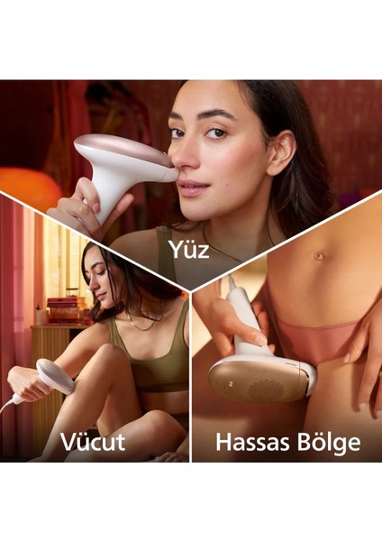 Premium Lumea Advanced Ipl Lazer Epilasyon Cihazı, Yüz Temizleyici, Onerous Lambader Hediye