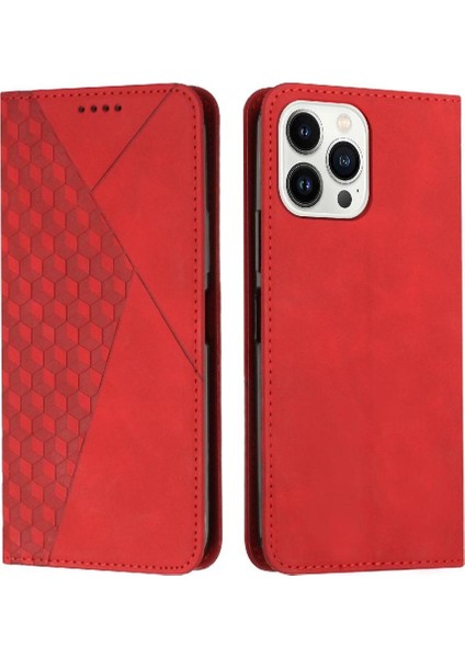IPhone 16 Pro Max Pu Deri Kart Ekleme Kickstand Için Flip Case (Yurt Dışından)