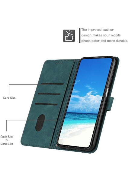 Tecno Pova 6 Neo Aşk Cüzdan Için Flip Case Yan Toka Pu Deri Kart (Yurt Dışından)